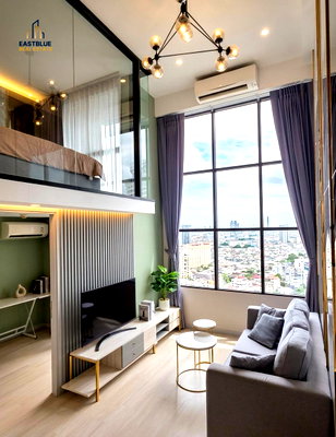 Condos for rent : KnightsBridge Prime Sathorn | High Floor 20+, City View | 1 Bed 44 sq.m. Close to BTS Chong Nonsi