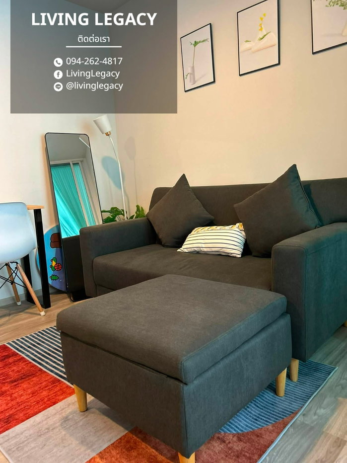 รูป TJJPAG เช่าด่วน คอนโด Regent Home Bangna 28 ตร.ม. | ชั้น 13 | 1 นอน 1 น้ำ | 11,000 บาท/เดือน | LINE: @livinglegacy - รูปที่ 4/10