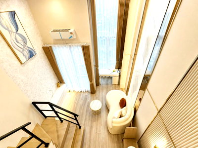 คอนโดให้เช่า : ห้องดูเพล็กซ์ 1 ห้องนอน 1 ห้องน้ำ ชั้น 29 วิวทิศตะวันออก ที่ CULTURE THONGLOR