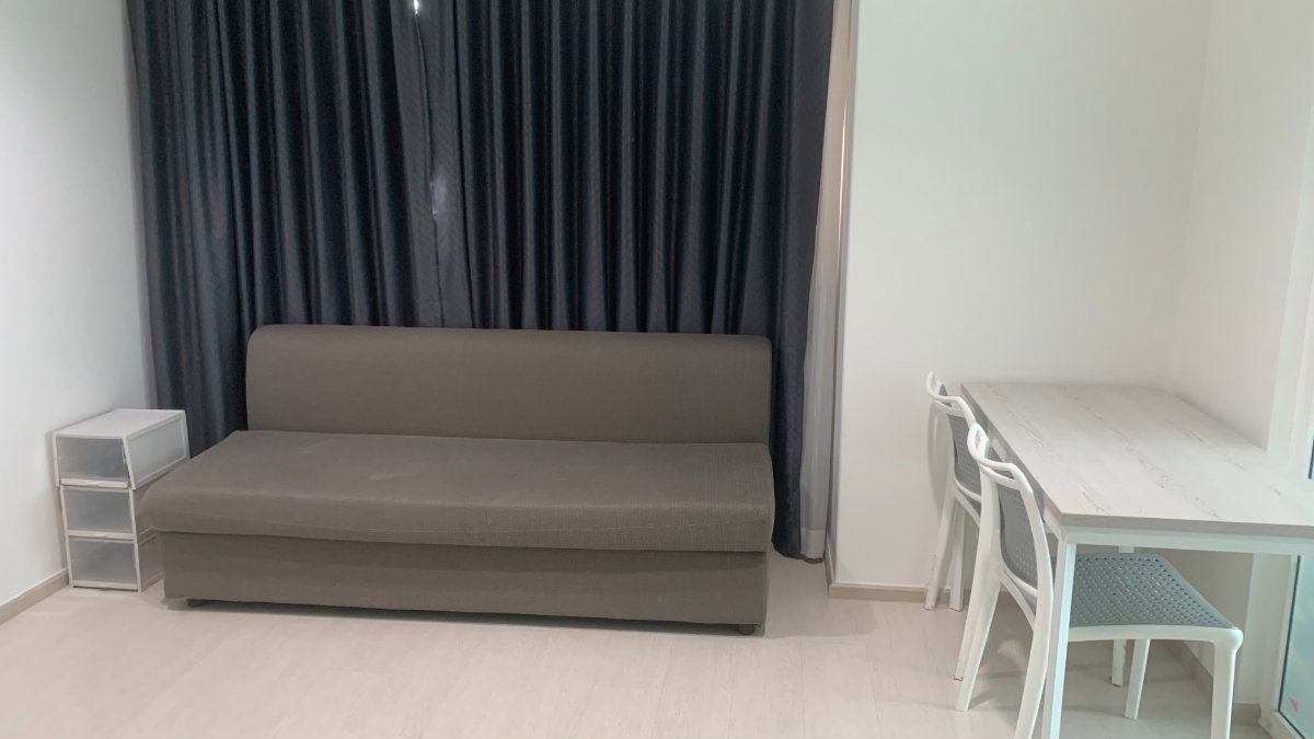 รูป ให้เช่า แอสปาย เอราวัณ Aspire Erawan one bed plus ห้องมุม เฟอร์ไฟฟ้าครบ มีเครื่องซักผ้า - รูปที่ 2/8