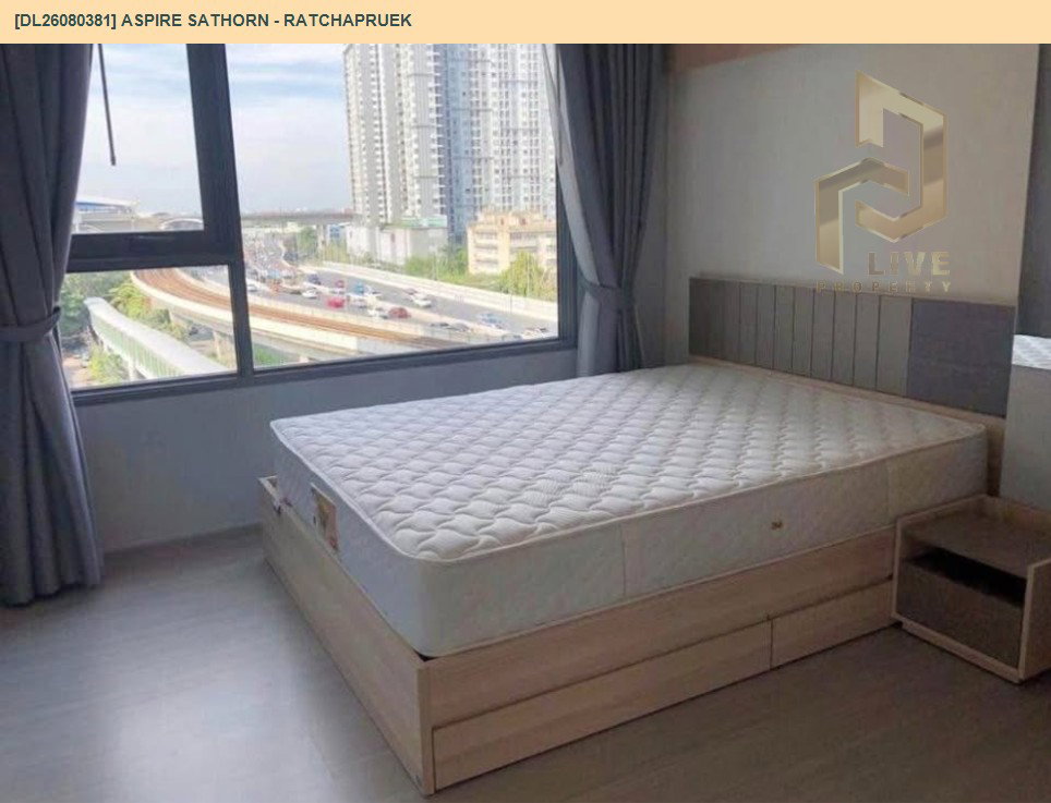 รูป DL26080381 ให้เช่าคอนโด แอสปาย สาทร - ราชพฤกษ์ (Aspire Sathorn - Ratchapruek) ใกล้ BTS บางหว้า พร้อมเข้าอยู่ โทรด่วน 0653619502 LineID @952jdxxk - รูปที่ 6/6