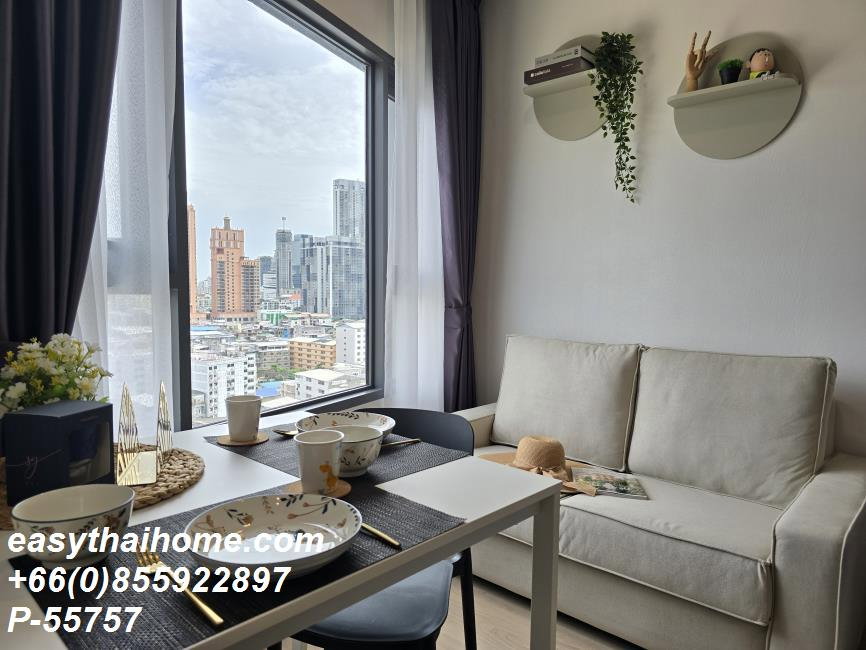 รูป P-55757 ให้เช่า ไลฟ์ พระราม 4 - อโศก | ห้องสตูดิโอ | วิวเมือง | ใกล้ MRT | พร้อมเข้าอยู่ 📞 Line ID: @easythaihome | 085-592-2897 - รูปที่ 13/20