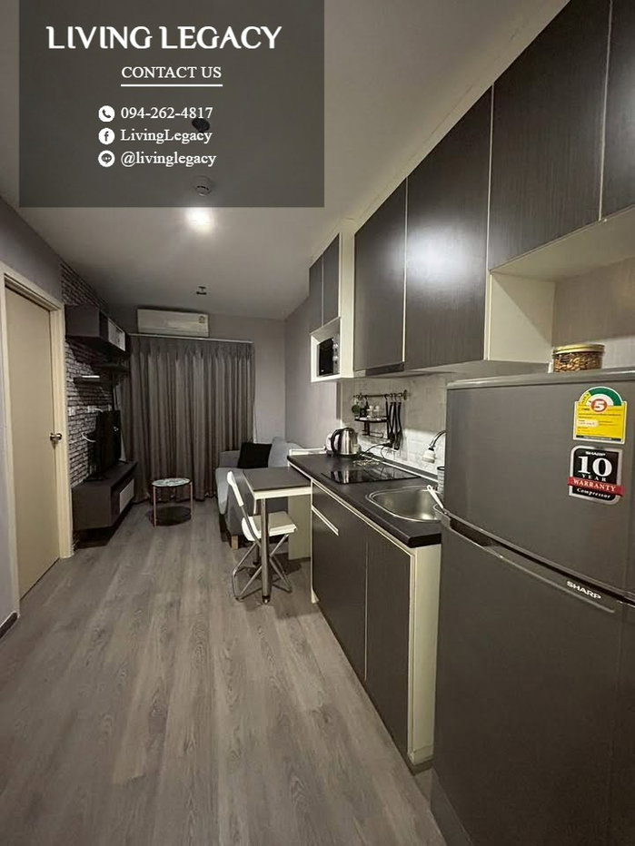 รูป TJJK9G เช่าด่วน คอนโด Rich Park @ Triple Station 29 ตร.ม. ชั้น 33 | 1 นอน 1 น้ำ | 14,000 บาท/เดือน | LINE: @livinglegacy - รูปที่ 4/10
