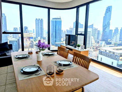 คอนโดให้เช่า : ชั้น 34 ห้อง 2 ห้องนอน Ashton Chula Silom ใกล้ MRT สามย่าน 100 เมตร (ID 3177963)
