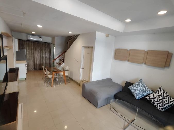 3-bed townhouse for rent, 18 sq wah, Baan Klang Muang The Paris Rama9-Ramkamhang