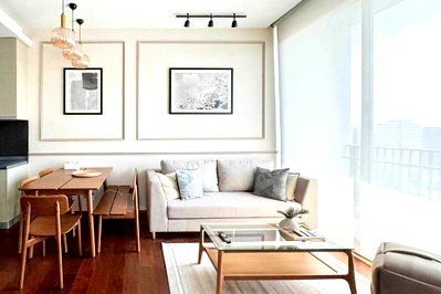 Condos for sale : For Sale !! 🔥 Quattro by Sansiri, 1 bed, 1 bath, big size, high floor 25++, Muji style !! Code C20221210152 furnished, Special Deal!!📣