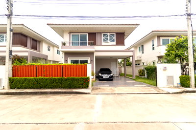 บ้านเดี่ยวให้เช่า : บ้านสวยให้เช่า หมู่บ้านศุภาลัย การ์เด้นวิลล์ ซ.วัดหนองปรง ถ.กรุงเทพ-ปทุมธานี บางเดื่อ ปทุมธานี