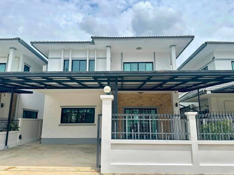 รูป ให้เช่าบ้านเดี่ยว 2 ชั้น ในหมู่บ้านใจแก้วเอราวัณ 28 อำเภอสารภี-เชียงใหม่ ใกล้โรงเรียนวารี (R1428) T.0946511456 - รูปที่ 1/8