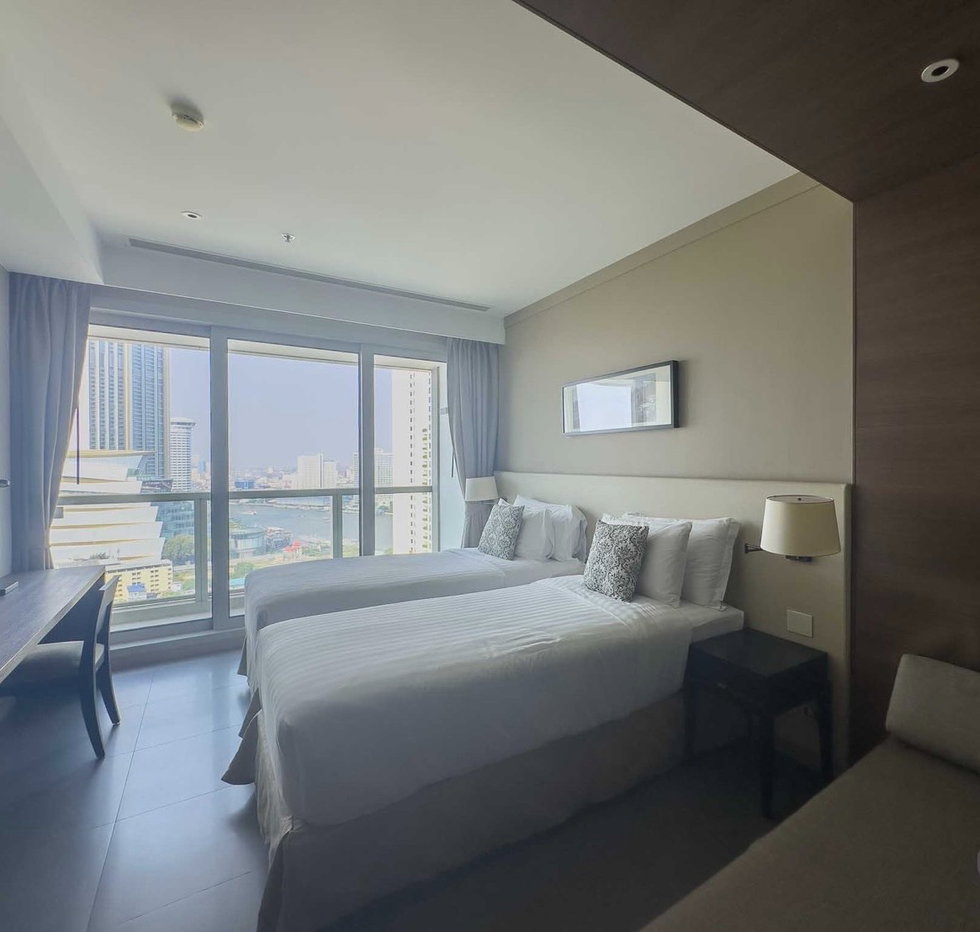 รูป ให้เช่า  The River  2 ห้องนอน 2 ห้องน้ำ 104 ตรม . วิวแม่น้ำ  BTS  สะพานตากสิน   - รูปที่ 7/10