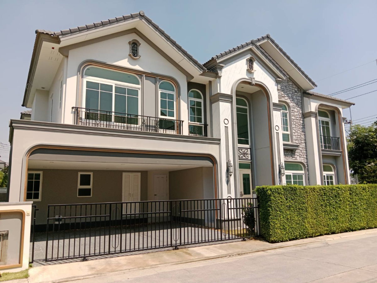 รูป SPP104🏡 GRANDIO 2 พระราม 2 บ้านเดี่ยวหลังใหญ่ สไตล์ยุโรป บนทำเลติดถนนพระราม 2 - รูปที่ 1/9