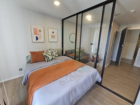 ให้เช่าคอนโด แอทโมซ รัชดา-ห้วยขวาง อาคาร C ชั้น 7 1 ห้องนอน ขนาด 24 ตรม ใกล้ Golden Place