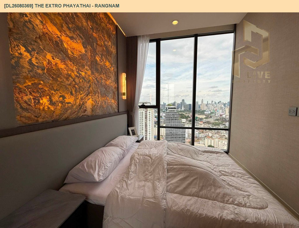 รูป DL26080369 ให้เช่าคอนโด ดิ เอ็กซ์โทร พญาไท - รางน้ำ (THE EXTRO Phayathai - Rangnam) ใกล้ - พร้อมเข้าอยู่ โทรด่วน 0614453194 LineID @952jdxxk - รูปที่ 5/6