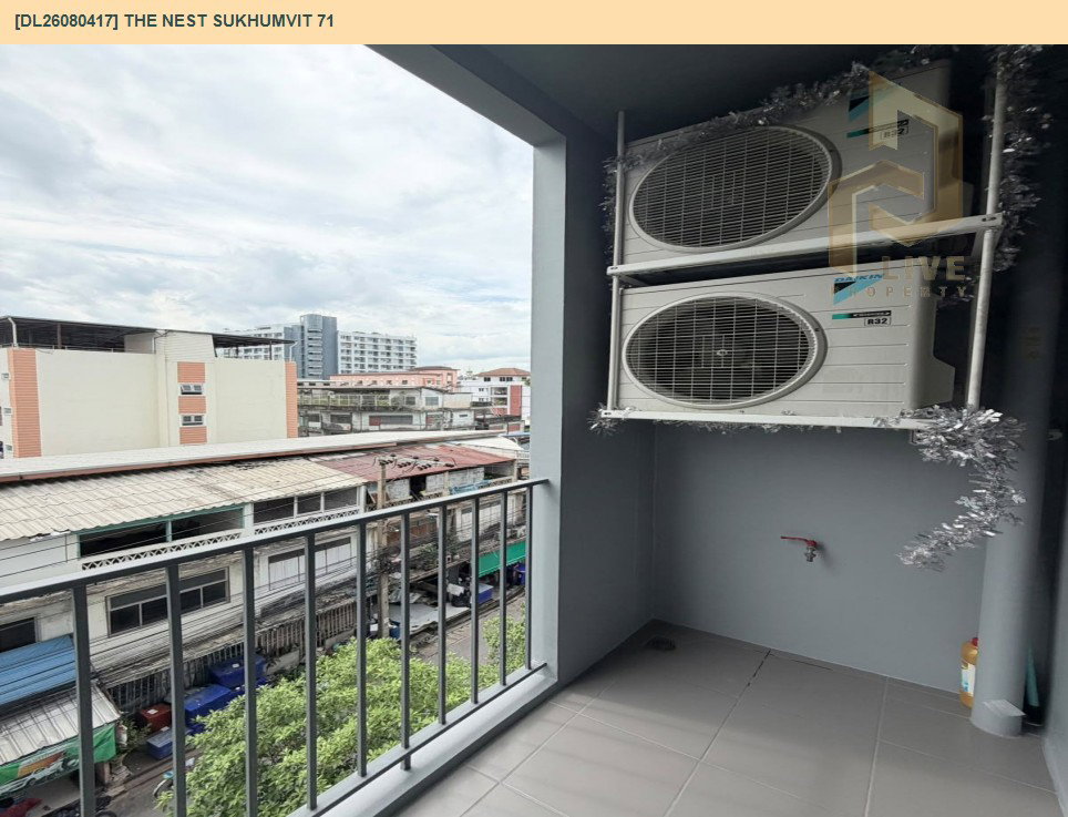 รูป DL26080417 ให้เช่าคอนโด เดอะ เนสท์ สุขุมวิท 71 (The Nest Sukhumvit 71) ใกล้ BTS พระโขนง พร้อมเข้าอยู่ โทรด่วน 0638692663 LineID @952jdxxk - รูปที่ 12/12