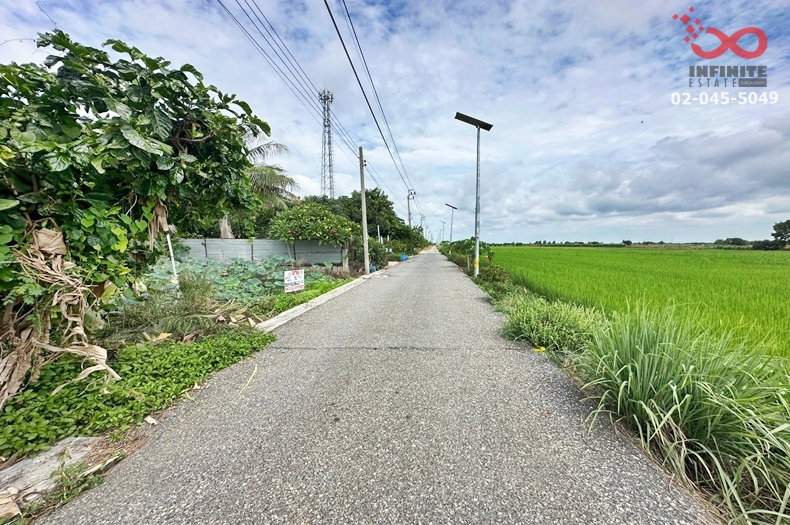 รูป ขายที่ดิน 96 ตร.ว. ถนนเทพราช-ลาดกระบัง ใกล้สนามบินสุวรรณภูมิ มอร์เตอร์เวย์ บางบ่อ สมุทรปราการ  - รูปที่ 1/7