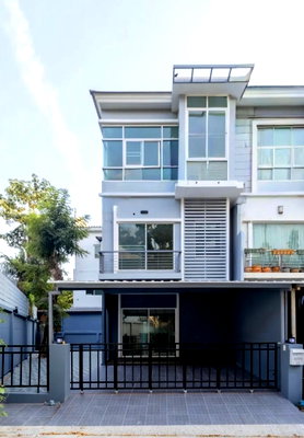 เช่าทาวน์โฮม ทับช้าง : For Rent: 3-Storey Townhome at The Metro Rama 9