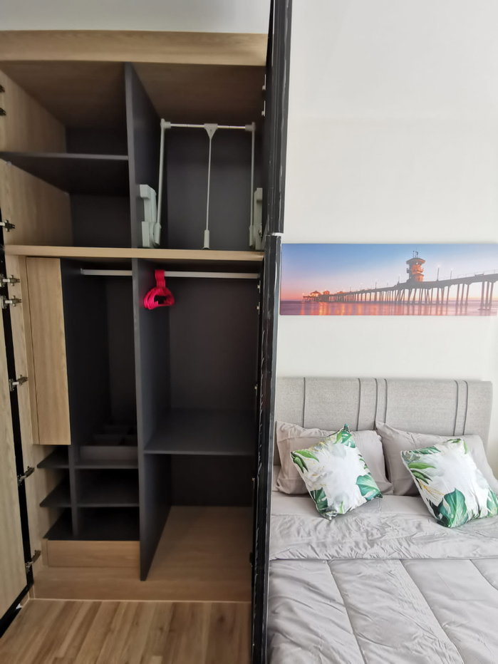 picture Condo for RENT : Nich Mono Sukhumvit Baring 𝐒𝐢𝐳𝐞 : 28 sqm. 1 Bedroom /1 Bathroom /Unblocked view 𝐅𝐥𝐨𝐨𝐫 : 32nd ✅Fully furnished - 10/15