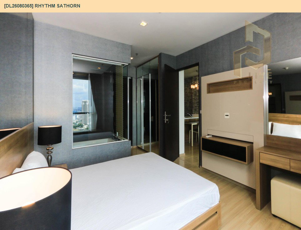 รูป DL26080365 ให้เช่าคอนโด ริธึ่ม สาทร (Rhythm Sathorn) ใกล้ BTS สะพานตากสิน พร้อมเข้าอยู่ โทรด่วน 0638692663 LineID @952jdxxk - รูปที่ 5/6