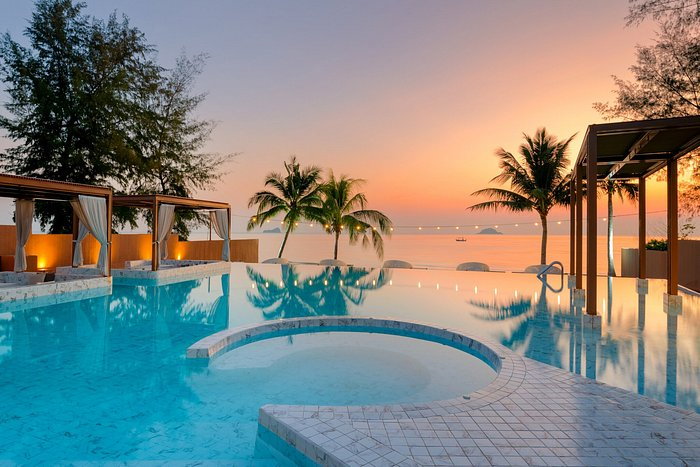 รูป ขายคอนโด Carapace Hua Hin : คาราเพซ หัวหิน , ห้องพักระดับ Deluxe Sea View 2 ห้องนอน ชั้น5 ระเบียงวิวทะเลและสวนน้ำ - รูปที่ 16/17