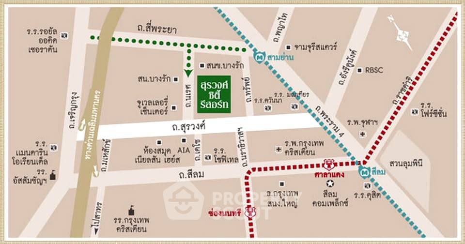 รูป คอนโด 1 ห้องนอน Surawong City Resort Condominium ใกล้ MRT สามย่าน (ID 3174871) - รูปที่ 26/26