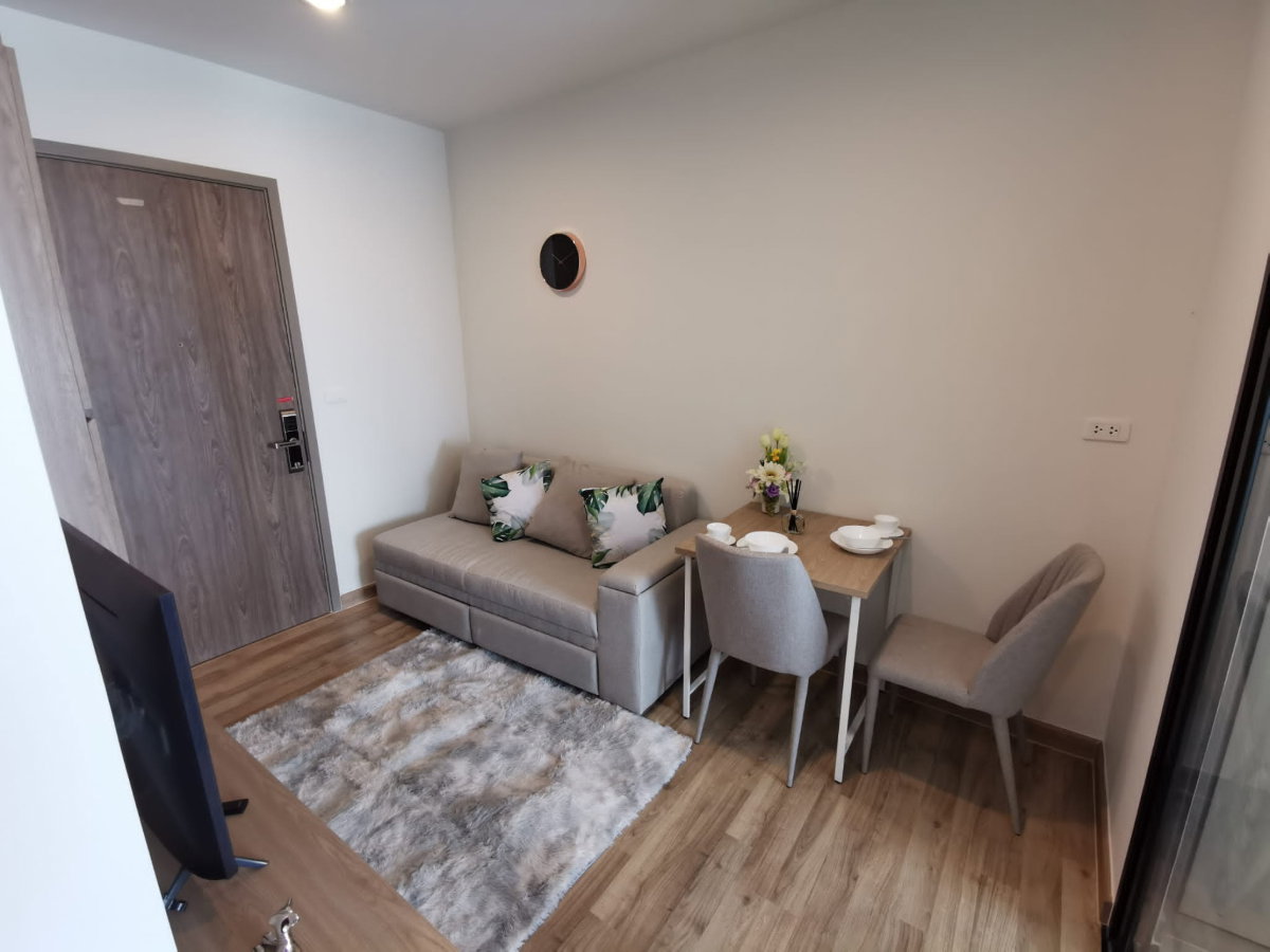 picture Condo for RENT : Nich Mono Sukhumvit Baring 𝐒𝐢𝐳𝐞 : 28 sqm. 1 Bedroom /1 Bathroom /Unblocked view 𝐅𝐥𝐨𝐨𝐫 : 32nd ✅Fully furnished - 5/15