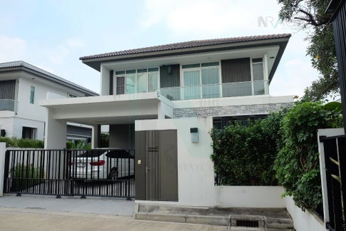📌 For Sell House MANTANA RATCHAPHRUEK - MAHA CHESADABODINDRANUSORN BRIDGE 2-story 4 bedroom 4 bathroom