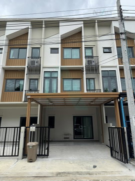 📌 For Rent 3-story Townhouse PLEX ONNUT-WONGWAEN 3 bedroom 3 bathroom