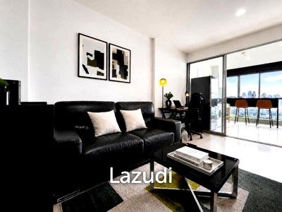 คอนโดให้เช่า : 40 sqm high floor 1 bedroom condo at Rhythm Sathorn - Narathiwas Bangkok
