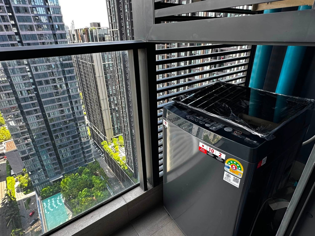 รูป #CHR100 ให้เช่าห้องใกล้เซ็นทรัล & MRT พระราม 9 (1ห้องนอน/1ห้องน้ำ) คอนโด วันไนน์ไฟฟ์ อโศก-พระราม 9  - รูปที่ 6/16