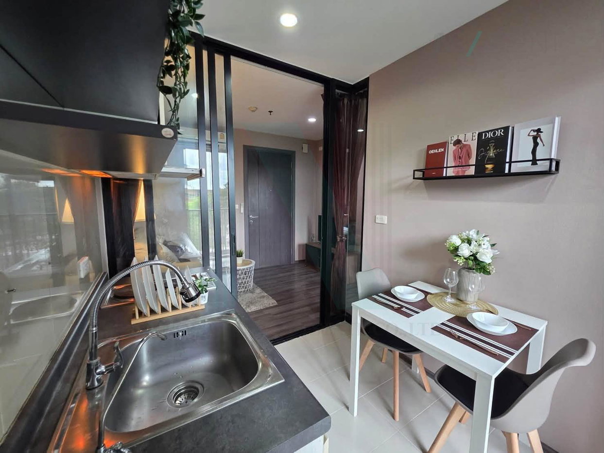picture ðš For Rent Condo THE BASE PARK WEST SUKHUMVIT 77 Building 1, Floor 4,1 bed room, Room size 30 sqm - 7/8