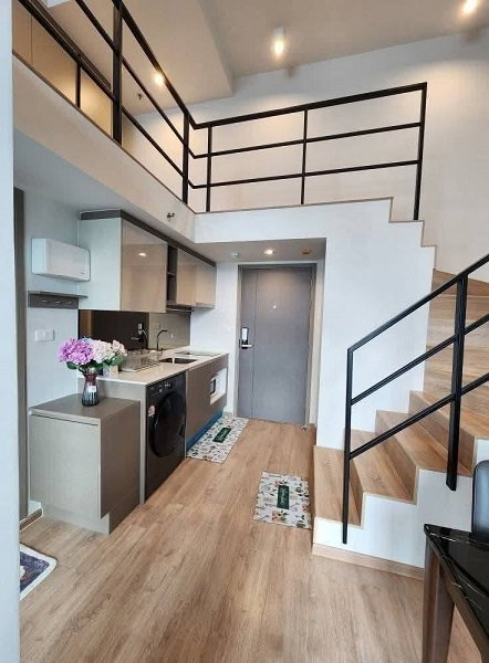 picture **Rare Duplex Unit for Rent: Ideo Rama 9 - Asoke | High Floor (30th) | Fully Furnished** - 2/22