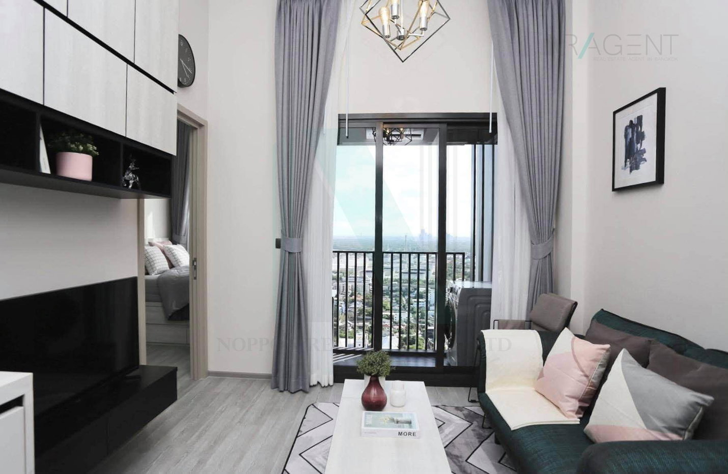 รูป ให้เช่าคอนโด เดอะ ไลน์ สุขุมวิท 101 อาคาร 1 ชั้น 29 1 ห้องนอน ขนาด 28 ตรม ใกล้ รร.พิพัฒนา - รูปที่ 1/8