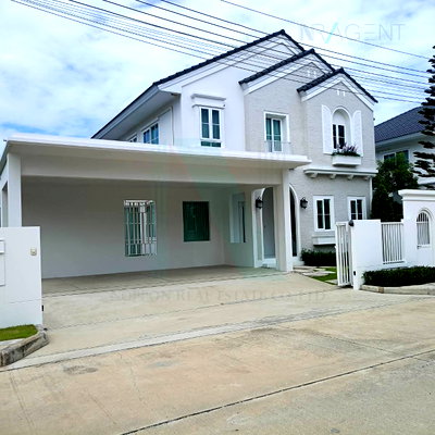 Houses for rent Bronson and Jacobs International  : 📌 For Rent 2-story House CHAIYAPRUEK BANGNA KM.15 4 bedroom 4 bathroom