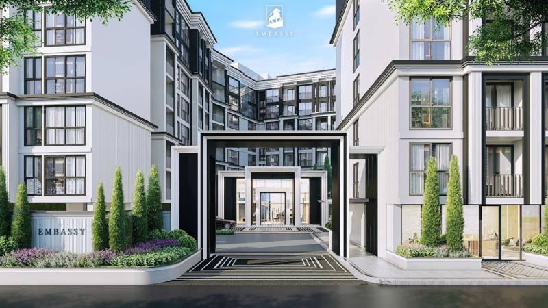 รูป ขายคอนโด เอ็มบาสซี่ พัทยา หนองปรือ บางละมุง ชลบุรี CX-155080 ✅ ทักไลน์ @connexproperty ตอบทันที ทีมงานมืออาชีพ ✅ - รูปที่ 1/1