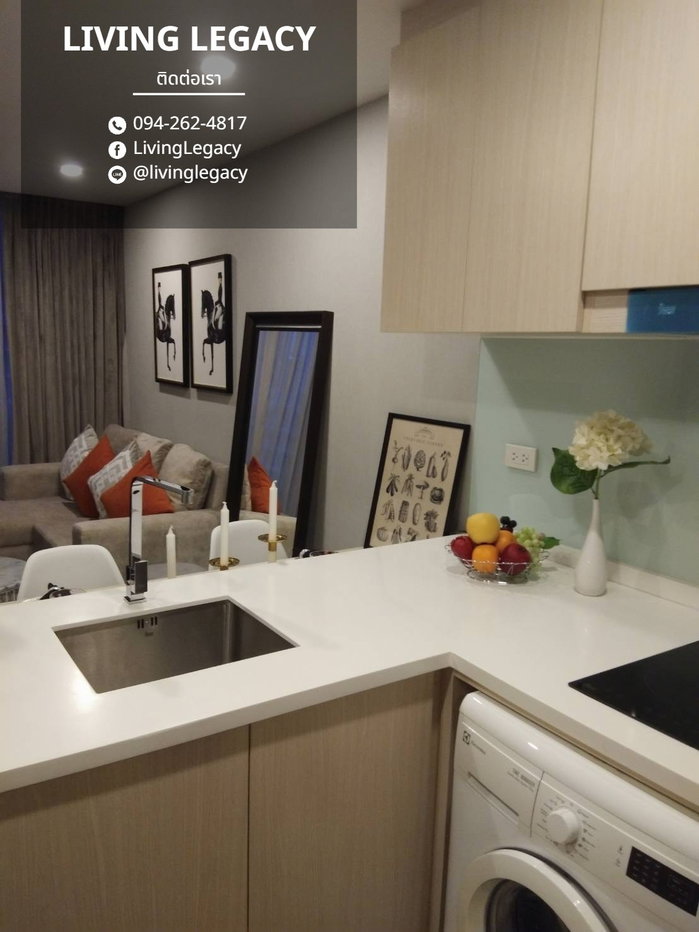 รูป TJFKTG เช่าด่วน คอนโด Serio Sukhumvit 50 32 ตร.ม. | ชั้น 8 | 1 นอน 1 น้ำ | 19,000 บาท/เดือน | LINE: @livinglegacy - รูปที่ 3/9