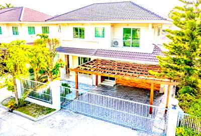 Houses for rent Pathumthani : Big C, Lat Sawai Central Market Lam Luk Ka-Khlong 4 Rangsit Dream World 1.39 km. Sawai Pracharat Single house for rent 2 floors, 3 bedrooms, 3
