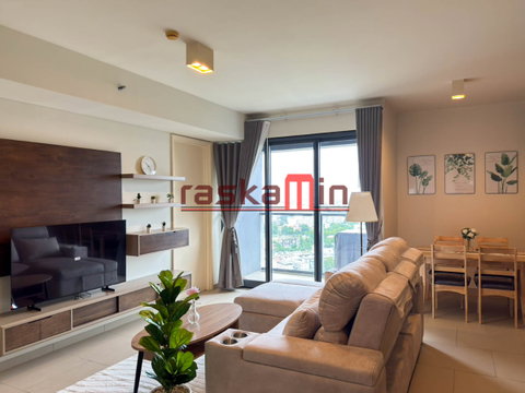 Zire Wongamat Condo for Rent – 2 Bedroom, High Floor, Building B (Sea & City View)