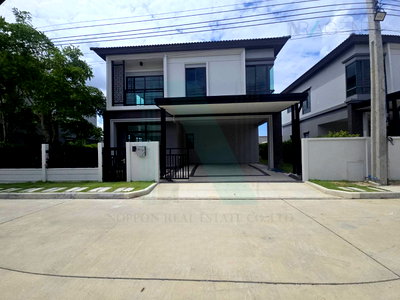 Houses for sale Lat Krabang : 📌 For Sell House GRAND BRITANIA RAMA 9-KRUNGTHEP KREETHA 2-story 4 bedroom 3 bathroom