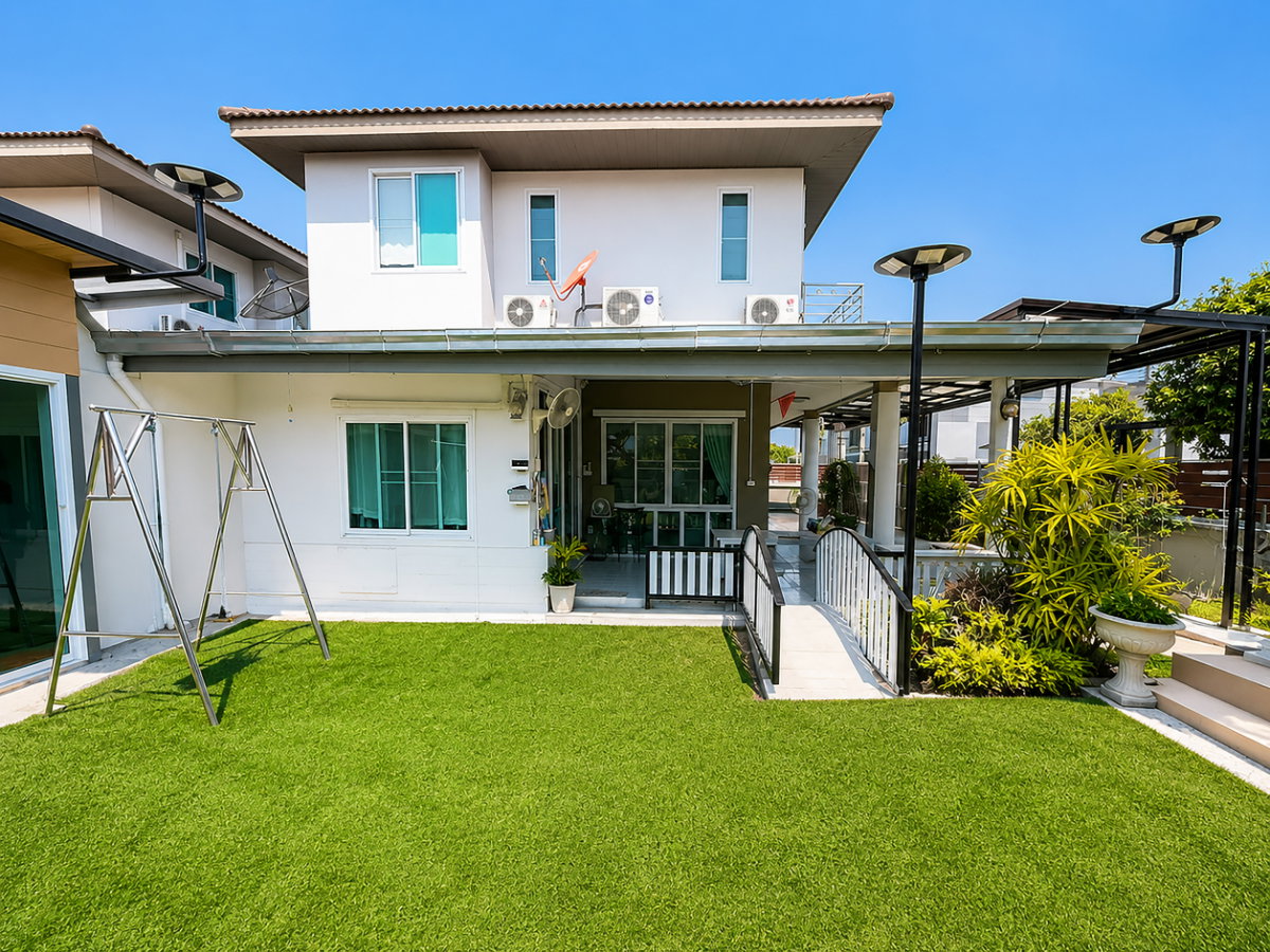 รูป ขายบ้านเดี่ยว 2 ชั้น บ้านบึง ชลบุรี หมู่บ้านบูรพาเมาท์เท่น หลังมุม มีสระว่ายน้ำส่วนตัว - รูปที่ 5/40