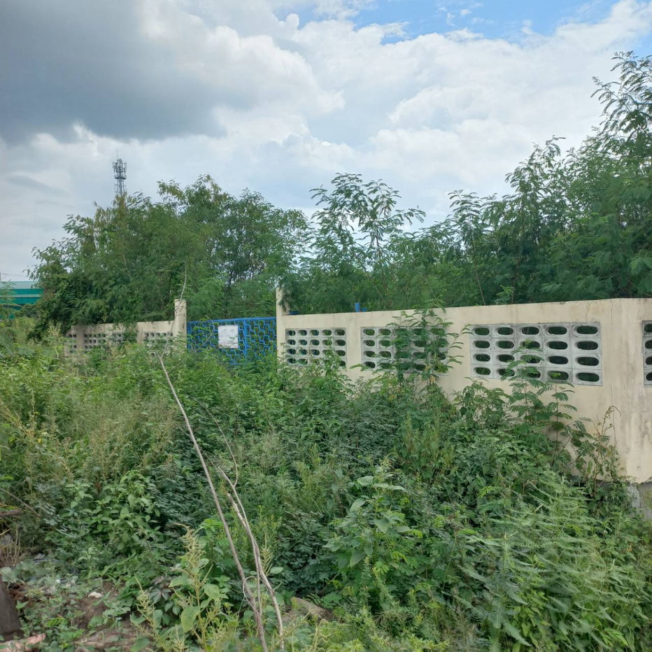 picture Direct sale by owner— 2-rai plot on a main road (Khlong Khwang Subdistrict). Solidly filled 10 years ago and enclosed by a brick wall - 2/7