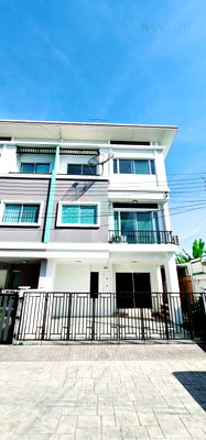 ทาวน์โฮม นิคมอัญธานี (เจมโมโปลิส) : 📌 ขายทาวน์เฮาส์ โครงการ บ้านวิรัลพัชร เฉลิมพระเกียรติ 48 3 ชั้น 4 ห้องนอน 3 ห้องน้ำ