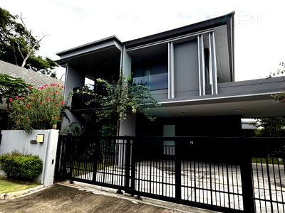 เช่าบ้านเดี่ยว ถนนศรีนครินทร์-ร่มเกล้า : 📌 ให้เช่าบ้านเดี่ยว 2 ชั้น เศรษฐสิริ กรุงเทพกรีฑา 2 4 ห้องนอน 4 ห้องน้ำ