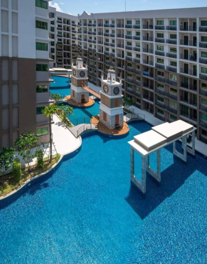 รูป ปล่อยเช่าคอนโด อาคาเดีย บีช คอนติเนนทอล พัทยา วิวสระ ห้องสวย ตกแต่งพร้อมเข้าอยู่ - รูปที่ 13/18