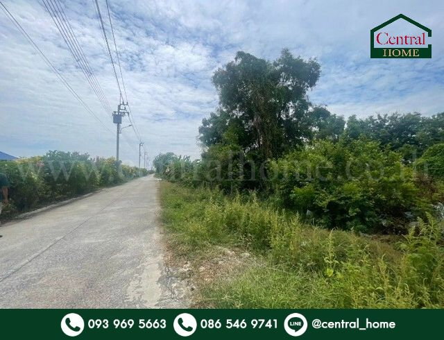 รูป ที่ดิน ตำบลบางเสาธง อำเภอบางเสาธง สมุทรปราการ เนื้อที่ 1 ไร่ - รูปที่ 1/10