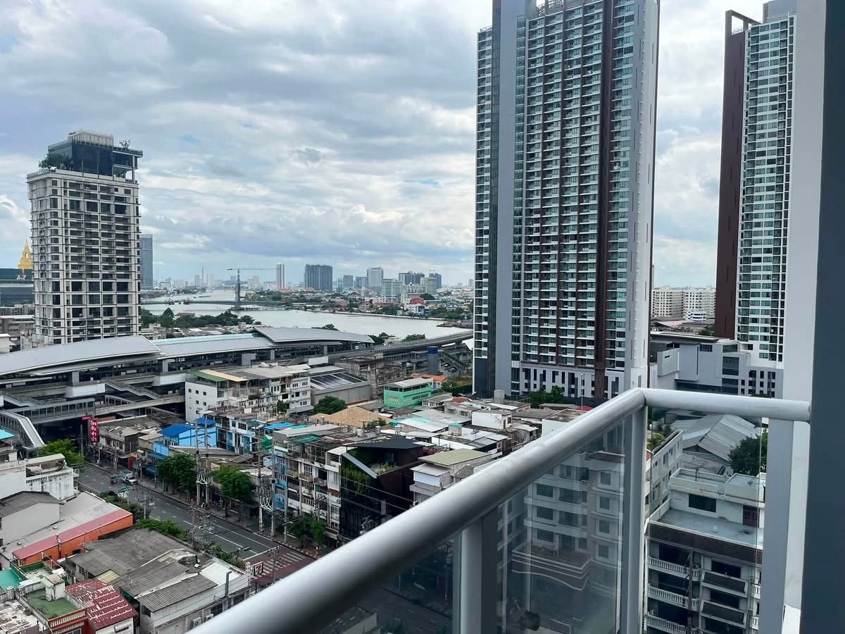 รูป ให้เช่า ห้อง รีโนเวทใหม่ เดอะทรีบางโพ สเตชั่น (2 bedroom) มีเครื่องซักอบ วิวแม่น้ำ ชั้น15 🆔 line: ey_annie - รูปที่ 10/30