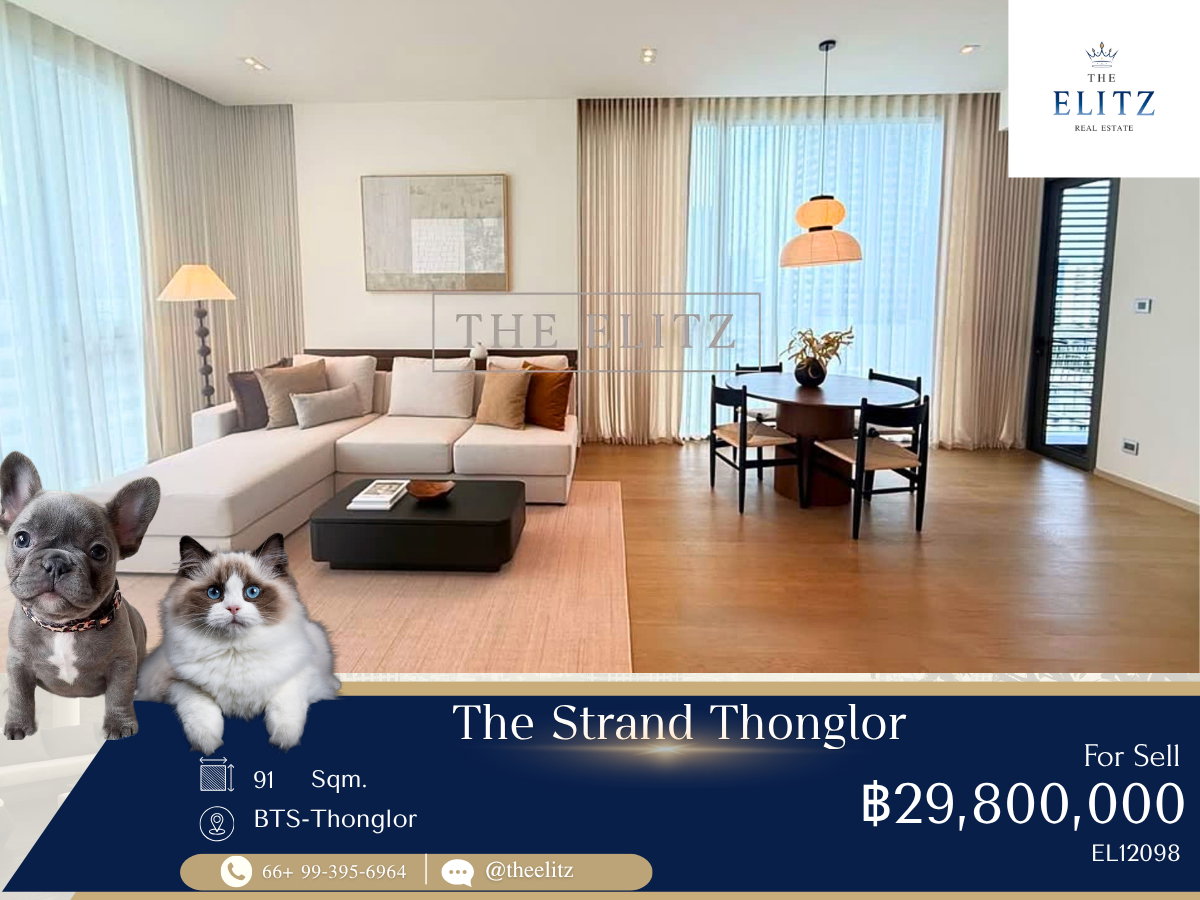 ✨ Ready to Sell - Pet friendly in Ultra-Luxury Icon | Prestigious Thonglor Landmark ✨