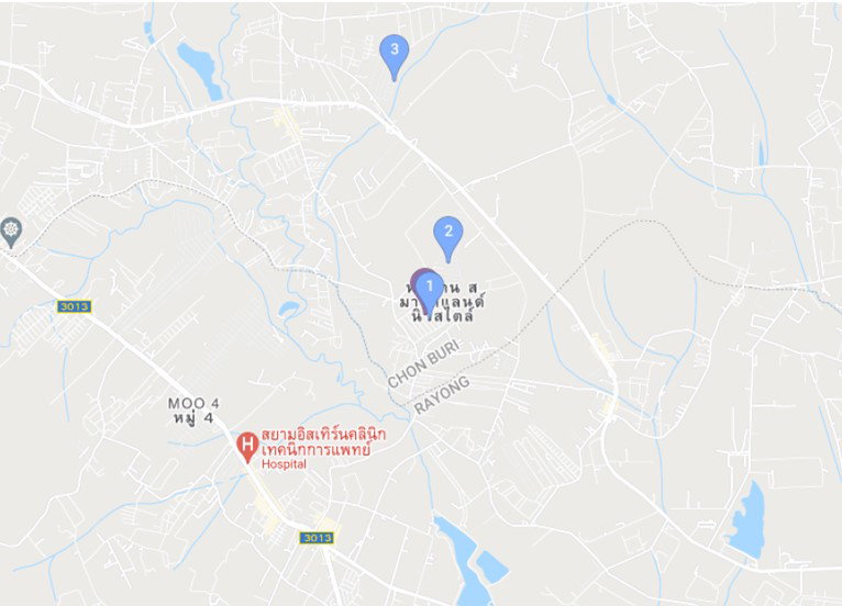 รูป บ้านแฝด 35.6 ตร.วา วีน่าทาวน์ปลวกแดง อำเภอปลวกแดง จังหวัดระยอง 1.5M - รูปที่ 2/3