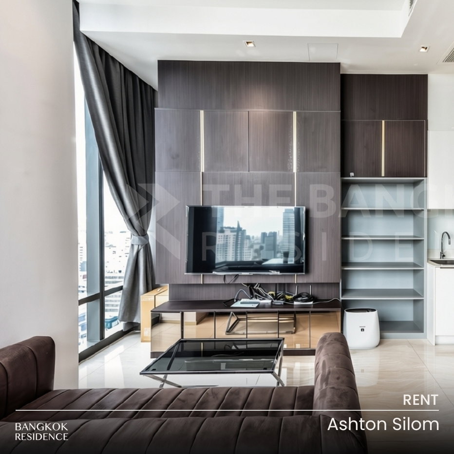 รูป เช่าคอนโด 🌃 Ashton Silom 2นอน 72ตร.ม. 68k 💙 ห้องสวย แรร์! ว่าง ใกล้ BTS ช่องนนทรี   - รูปที่ 1/10