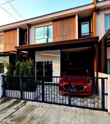 Townhouses for rent Min Buri : 📌 For Rent 2-story Townhouse THE CONNECT RAMINTRA-MINBURI 2 3 bedroom 2 bathroom