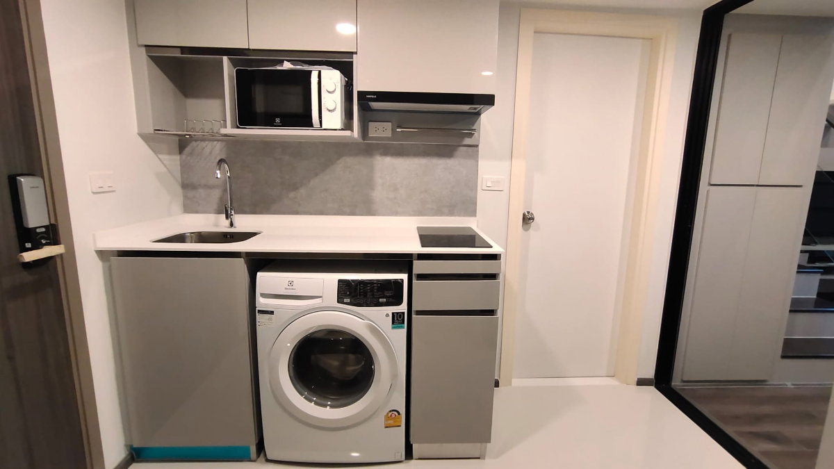รูป Condo for RENT : Knightsbridge Space Rama 9𝐒𝐢𝐳𝐞 : 39 sqm. 𝐓𝐲𝐩𝐞 : Duplex 1 Bed 1 Bath / City View on : 18th ✅Fully furnished - รูปที่ 18/19