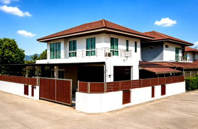 บ้านเดี่ยว ที่ว่าการอำเภอบ้านบึง : ขายบ้านเดี่ยว 2 ชั้น บ้านบึง ชลบุรี หมู่บ้านบูรพาเมาท์เท่น หลังมุม มีสระว่ายน้ำส่วนตัว